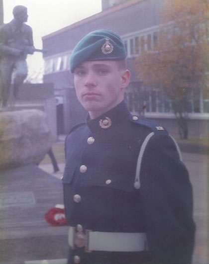 In memory of marine Jonathan Wigley - photo